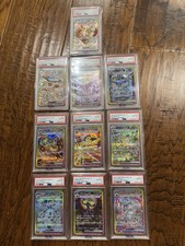 Pokémon 2024 SV8a JP PSA 10 Gem Mint Special Art Rare Eevee Evolutions Lot