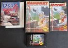 Sega Genesis Rampart 1992 Video Game Complete In Box CIB