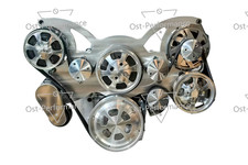 Ford Fe Engine 390 427 428 Polished Engine Serpentine Pulley Bracket Kit Ford Fe Engine 390 427 428 Polished Engine Serpentine Pulley Bracket Kit