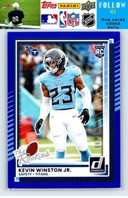 2025 Donruss #DRH-46 Kevin Winston Jr. Blue /25