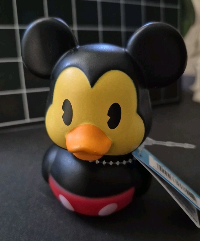 New Disney Mickey Mouse Rubber Duck Duckie Jeep Duckling 3" Ducky Duckalooz Toy