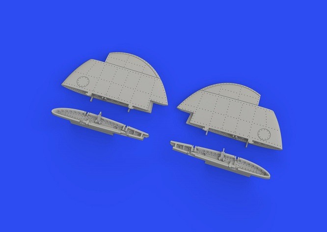 Eduard Accessories 648848 - 1:48 A6M2-N RUFE Folding Wingtips PRINT 1/48 EDUARD