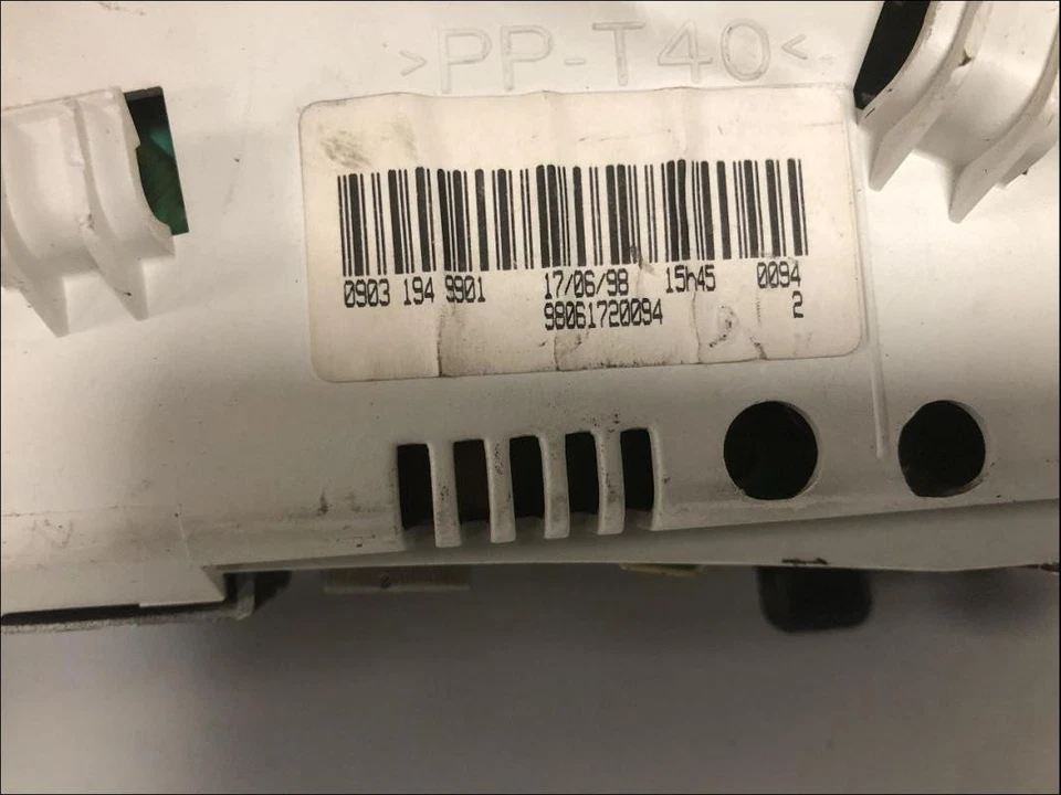 Compteur PEUGEOT 206 PHASE 1 6106Y7 - Photo 3/3