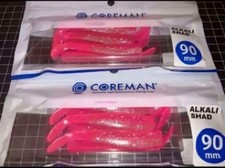 Registered mail shipping, Coreman Alkali Shad 90 (Pink Back), set of 2, Deca
