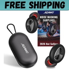 Noise Cancelling Ear Plugs for Sleeping, Travel  Work - 50Db Reusable Silicone