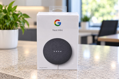 Google Nest Mini 2nd Generation Smart Speaker Charcoal New Sealed A+