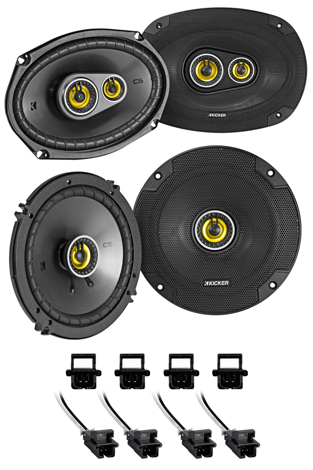 Замена переднего заднего динамиков Kicker 46CSC для Chevrolet Chevy Impala 2000-13 годов выпуска 31890₽