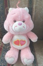 Vintage Care Bear LOVE A LOT 13' Plush 1983 Kenner Toy Stuffed Animal