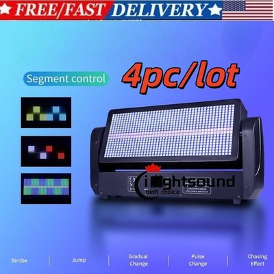 4x 300W RGB 960LED Moving Head Light Strobe DMX512 Stage matrix Light Party DJ