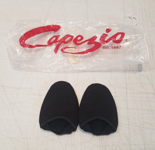 Capezio Modern Dance Shoes Size Small HO61 Pirouette II Black Leather Sole 3891