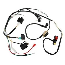 Ignition Wiring Harness Kit, CDI Ignition Coil Relay Rectifier Switch 7pcs.