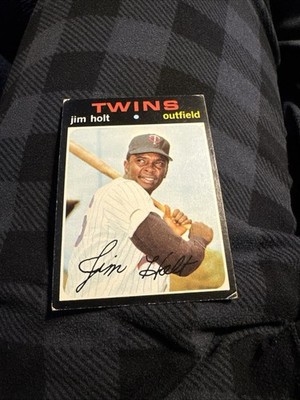 JIM HOLT 1971 TOPPS BASEBALL CARD #7