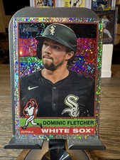 2025 Topps Heritage Dominic Fletcher #356 Chrome Silver Sparkle White Sox