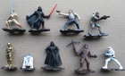 Kenner STAR WARS ACTION MASTERS Set of 9 Luke Vader C 3PO R2 D2 Han Boba Chewy