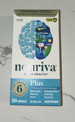 Schiff Neuriva Plus Fast-Acting Brain Performance Capsules - 30 Count Exp 10/27