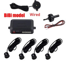 Universal 4 Sensors Buzzer 22mm Car Parking Sensor Kit Reverse Backup System
