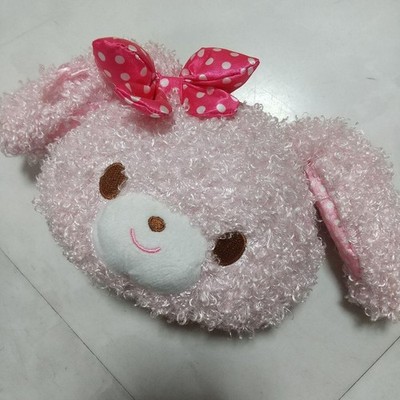 Sanrio Bonbon Ribbon Plush Pass Case, Used, No Strap, Cute Character