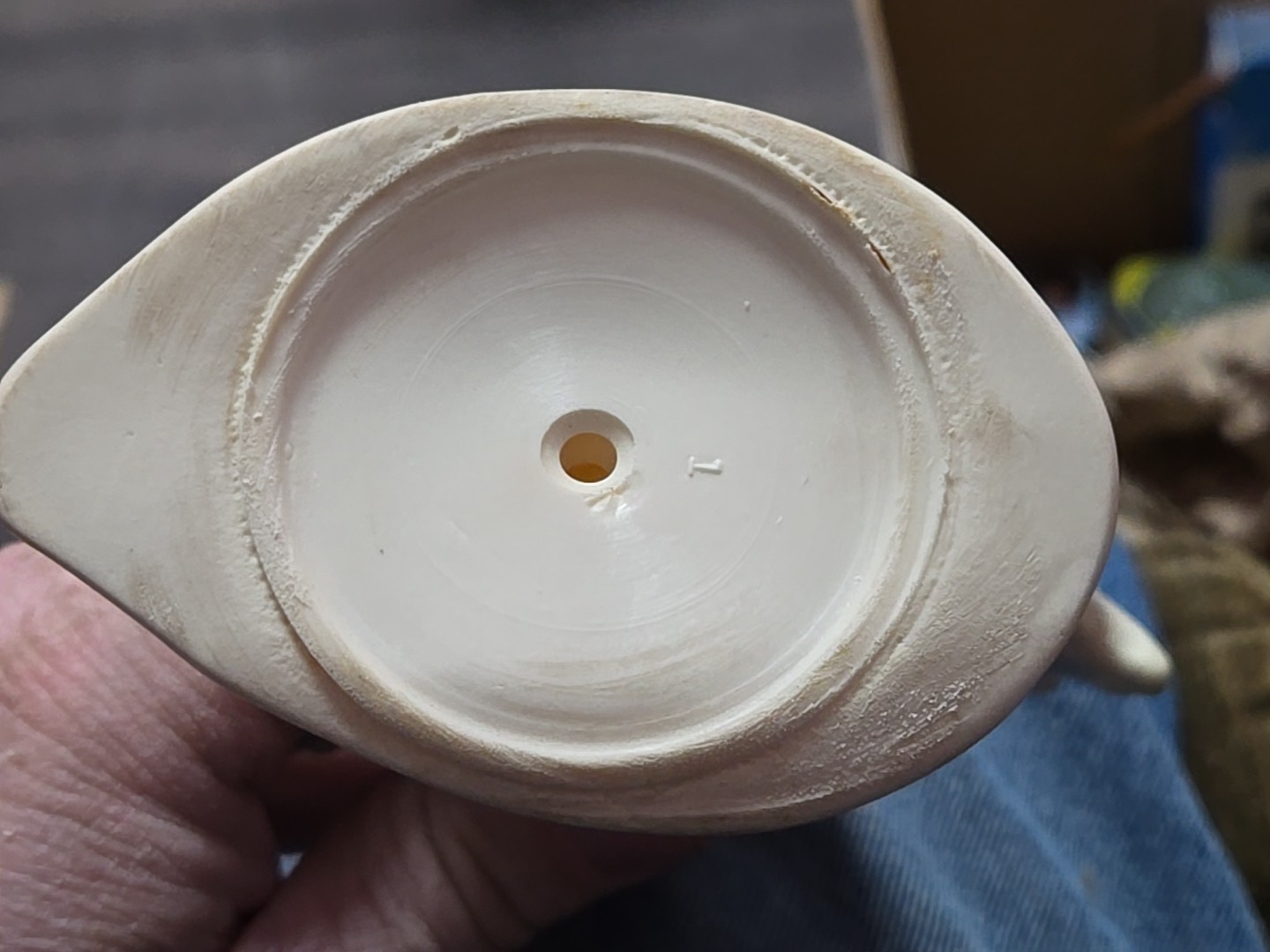 Vintage 1970s General Mills Product People Boo Berry Vinyl Figure Toy Squeaky