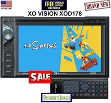 XO VISION 6.2" double 2 DIN CD DVD MP3 USB Bluetooth Touchscreen car audio FM AM