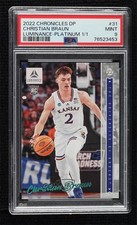 2022 Chronicles Draft Picks Luminance Platinum 1/1 Christian Braun #31 PSA 9 0c3