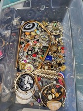 1lb Mixed Fashion Jewelry Lot For Crafting May Or May Not Have Matches J080806-7