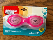 NEW Speedo Adult Best Fitting Boomerang Goggles Pink