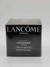 Lancome Advanced Genifique Repairing Night Cream - 1.7 oz / 50mL NEW Sealed