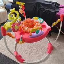 Fisher price jumperoo Pink Petals bouncer baby toy activity jumping Musical 