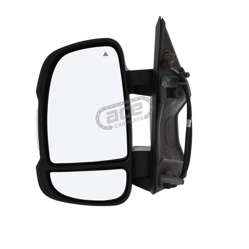 Electric Short Arm Wing Door Mirror For Fiat Ducato 2014-2024 16w Bulb Left Hand