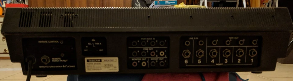 Mixer Tascam Portastudio 246 4 tracce cassetta 6ch - Immagine 3 di 3