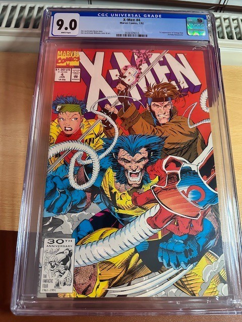 X-Men # 4, CGC 9.0 - 1992 - First appearance of Omega Red