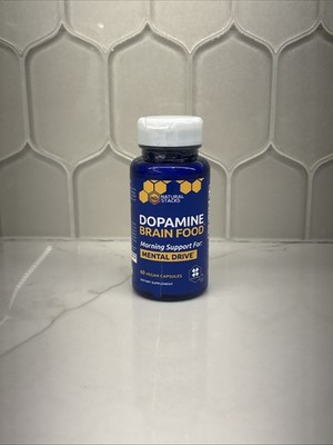 Natural Stacks Dopamine Vitamin Mental Drive Capsules - 60 Count
