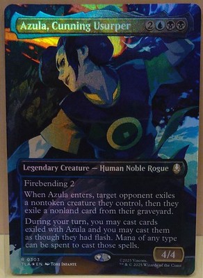MTG - Avatar TLA - Azula, Cunning Usurper *Borderless Foil*