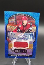 2020-21 Upper Deck Allure - Rookie Victor Soderstrom #90 Blue Line Auto Jerseys