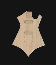 Unfinished IDK 22 Fret Electric Guitar Body In Poplar Wood Made in USA