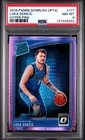 127448262 Luka Doncic 2018 Panini Donruss Optic #177 Hyper Pink Rookie RC PSA 8