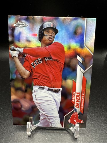 2020 Topps Chrome Baseball Refractor #93 Rafael Devers