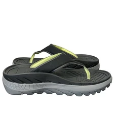 Vionic Restore Recovery Thong Sandals Black/Grey Women's US 8 Arch Support