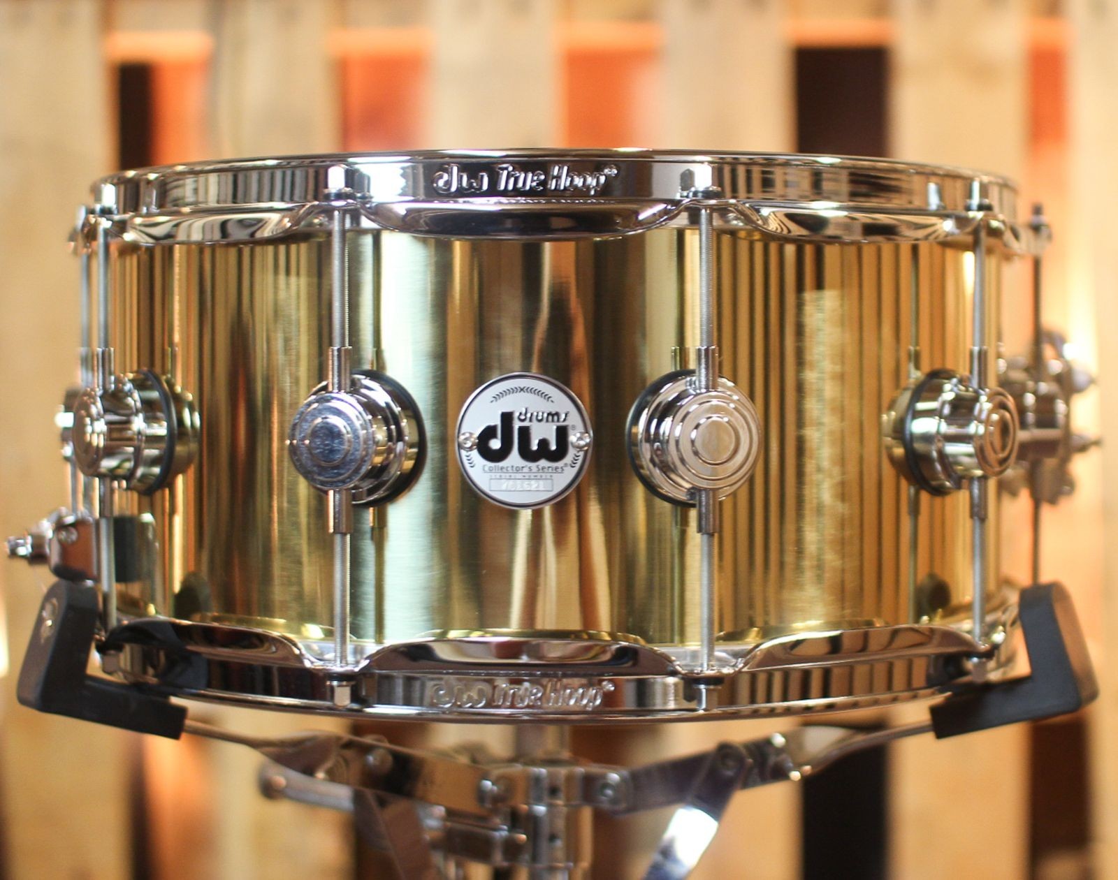 DW 6.5x14 Collector's Bell Brass Snare Drum