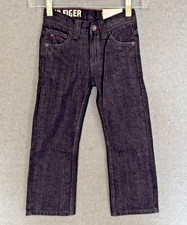 NEW Tommy Hilfiger Boys Kids Denim Jeans Size 4 Straight Leg Color Black NWT