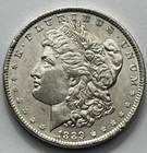 1889-P MORGAN SILVER DOLLAR U.S. MINT COIN-A1
