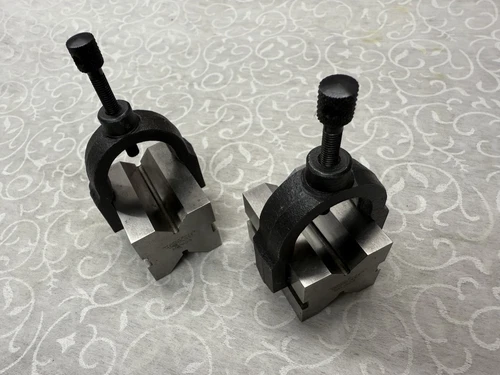 LUFKIN No. 905 V-Block Clamps Set made in USA