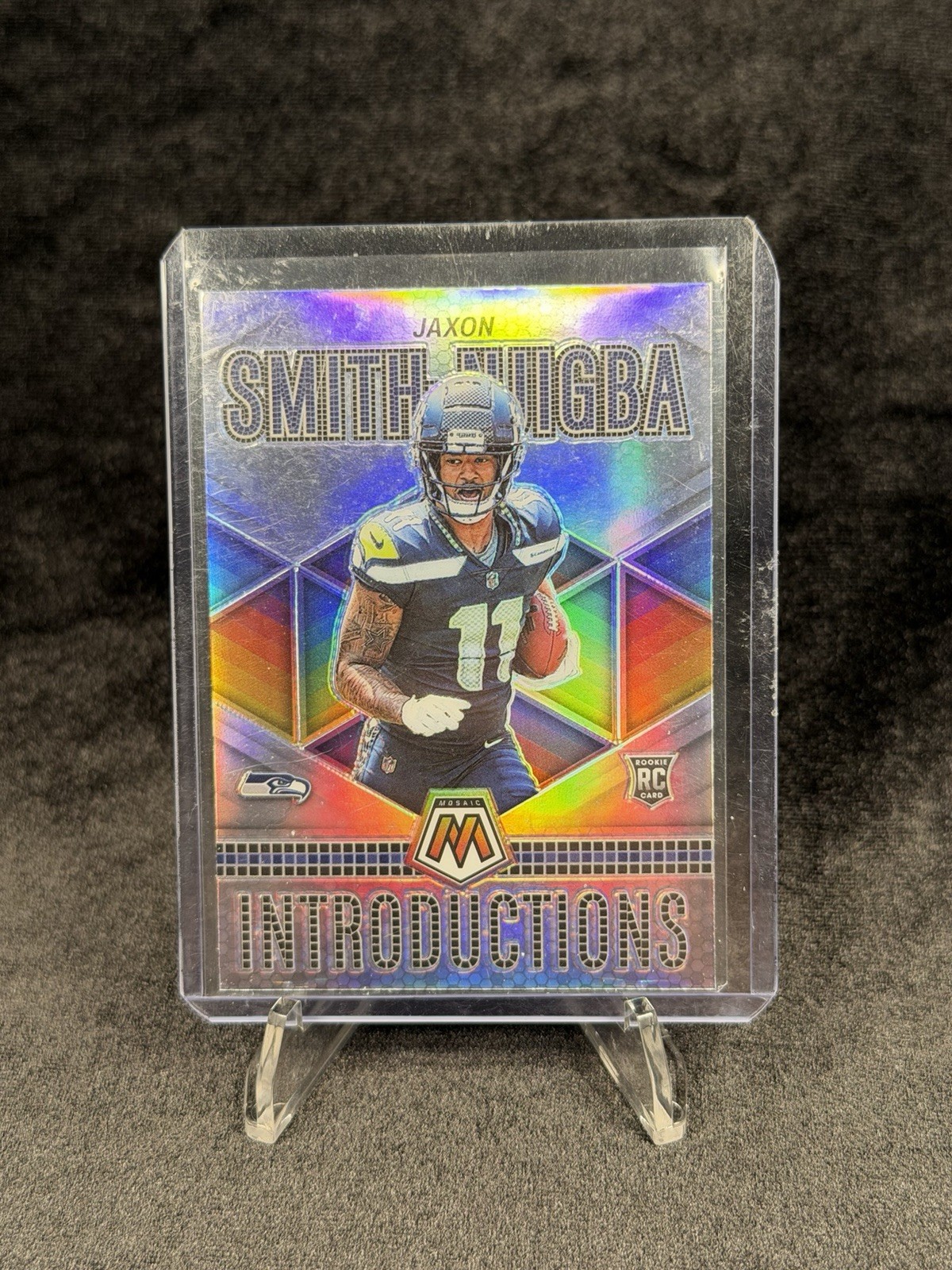 2023 Panini Mosaic #I-7 Jaxon Smith-Njigba Introductions Silver