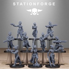 Scavenger Sisters x10, Tech Adept, Mech Division, Stationforge