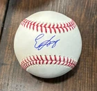 Edward Florentino Pirates signed ROMLB Rawlings Baseball Auto Imperfect COA Read