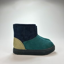 Cat  Jack Navy Blue Arlo Colorblock Zipper Lined Winter Boot Toddler Size 6