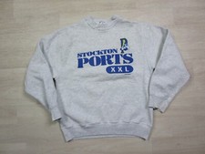 Vintage 90s Stockton Ports Minor Leagues Baseball Sweatshirt Size Men's (M)
