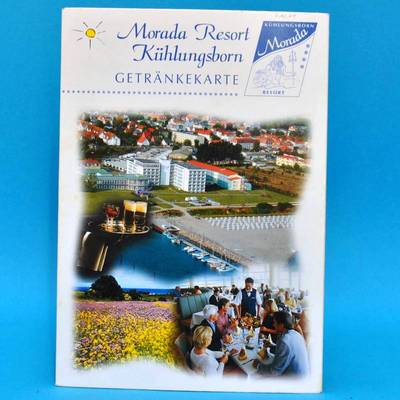 Morada Resort Kühlungsborn 2004 | Getränkekarte Speisenkarte