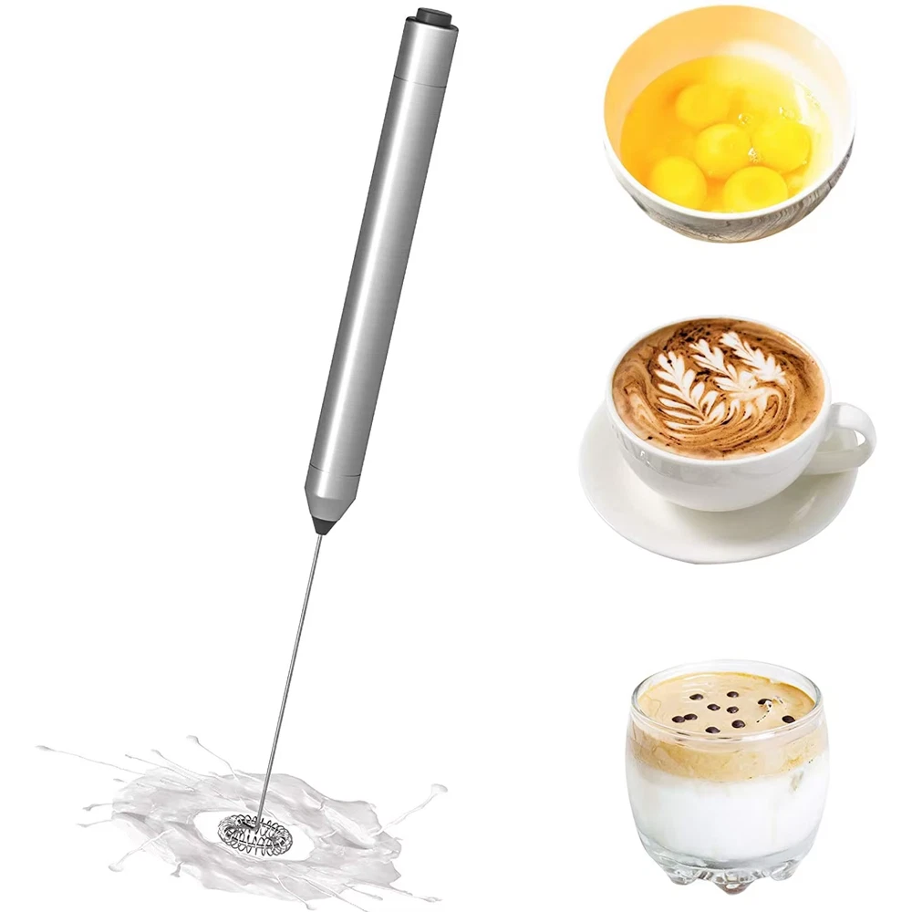 Milk Frother Handheld Battery Operated Mini Mixer Electric Foam Maker for Coffee