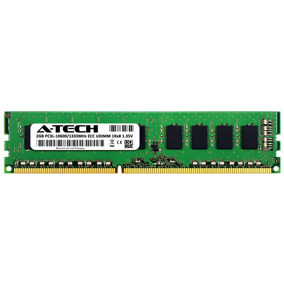2GB DDR3 PC3-10600 ECC UDIMM Hynix HMT325U7BFR8A-H9 Equivalent Server Memory RAM - Image 2 of 2